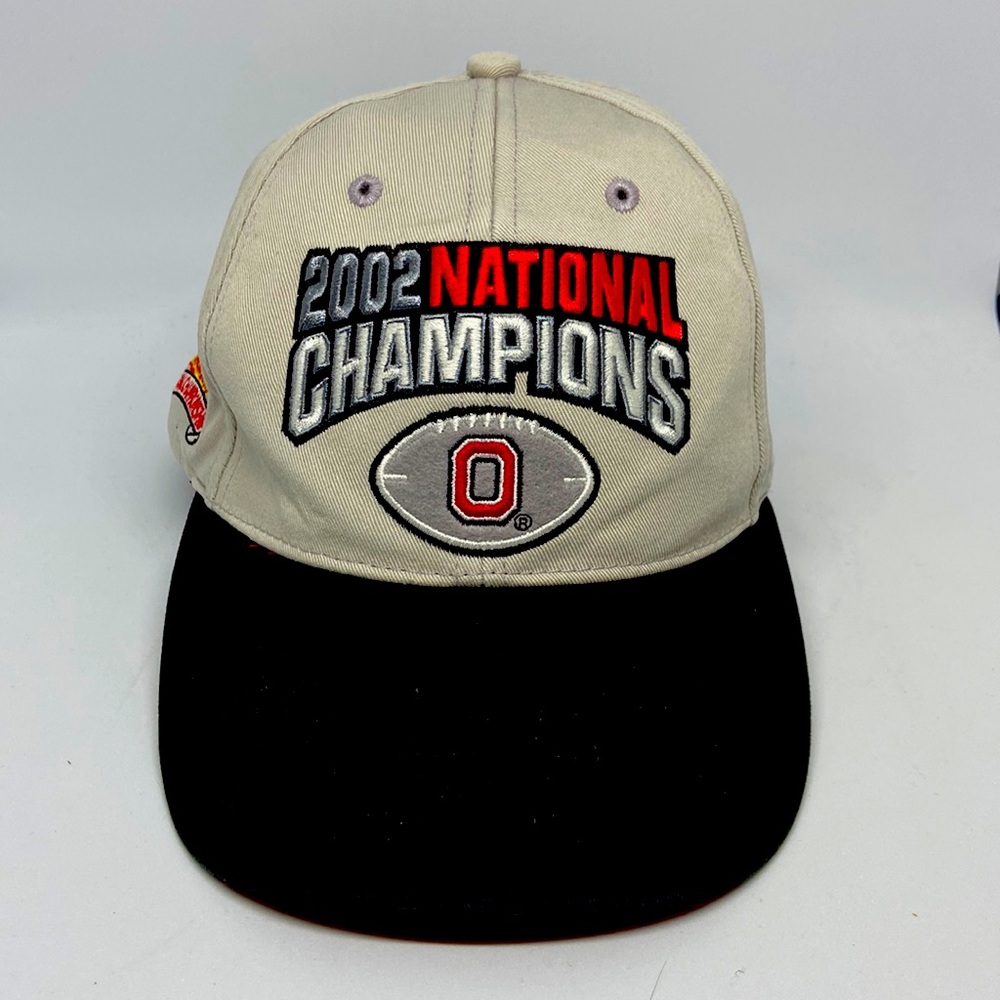 Nike Adjustable Baseball Cap 2002 National Champions OSU Ohio Buckeyes Tostitos